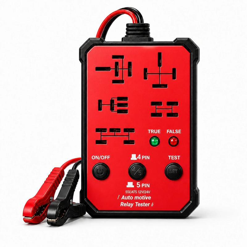 Automotive Relay Tester Voltage Tester Automotive Battery Inspector Led Indicator Universal 12V Automotive Electronic Relay Test