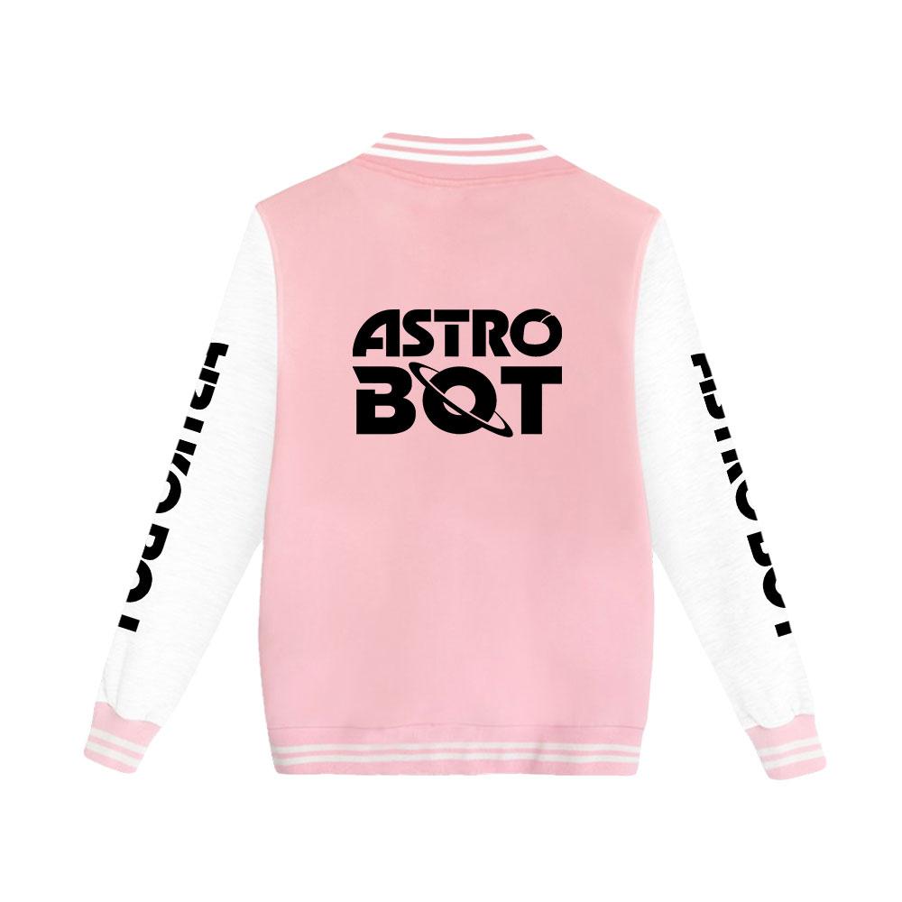 Astro Bot Bomber Jacket Women Men Oversized Harajuku Fashion Baseball Coat Jacket Female Streetwear Spring Autumn Bomber Outwear