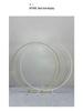 Round Balloon Arch Stand for Outdoor Wedding Celebrations - Wrought Iron Ring Decoration in Stock