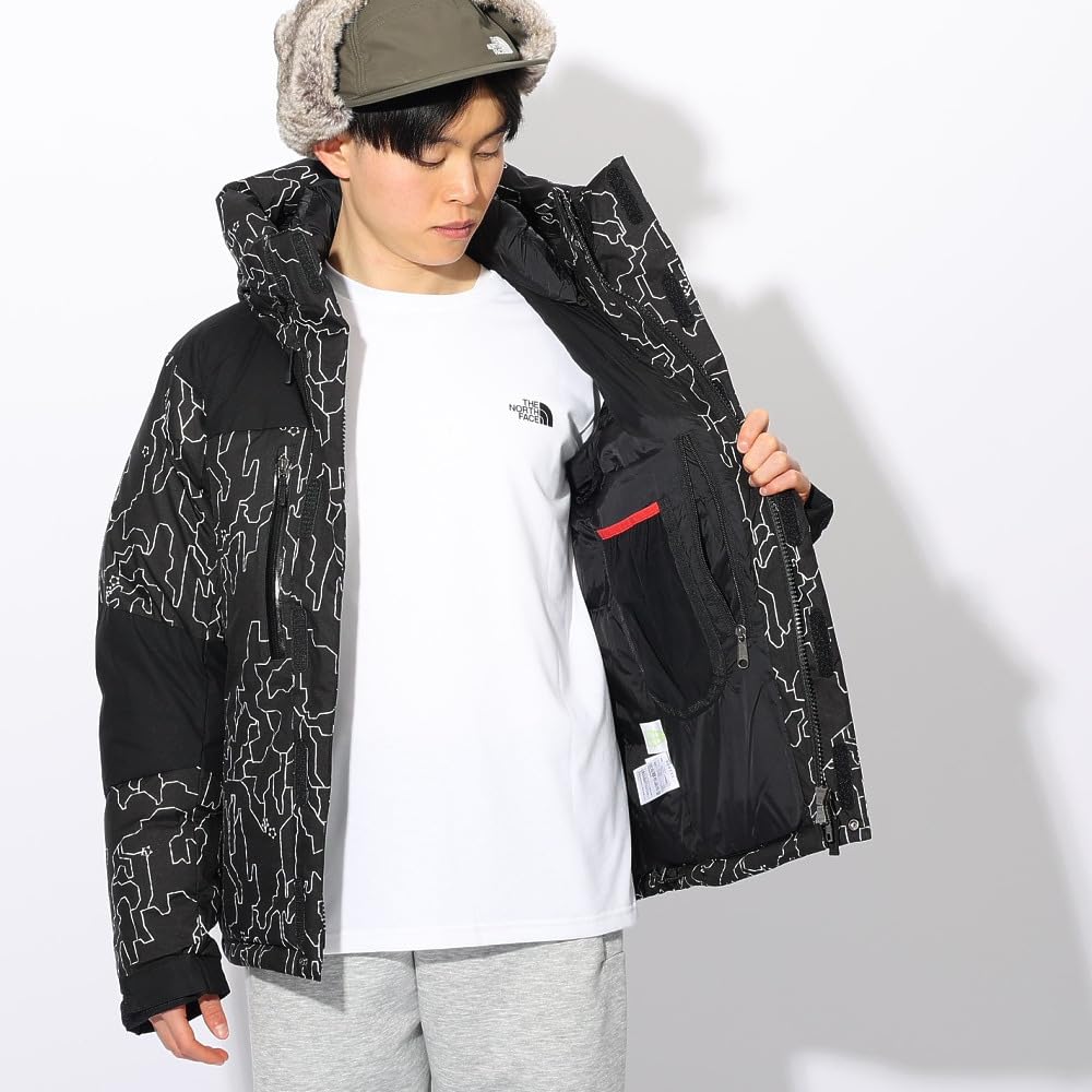 The North Face Novelty Baltro Light Down Warm and Black Tree Size S Jacket, Unisex, Windproof, Bark,