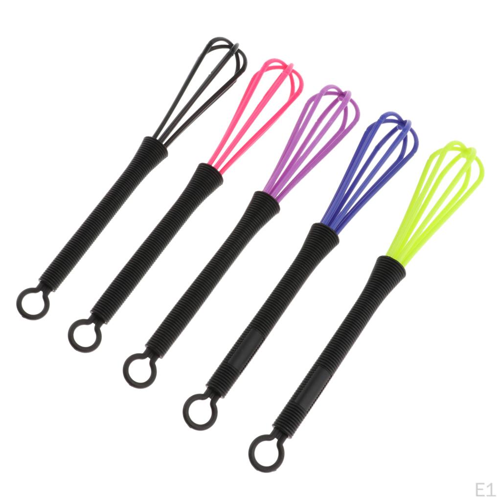 5pc Salon Hairdressing Hair Dye Coloring Whisk Mixing Tool