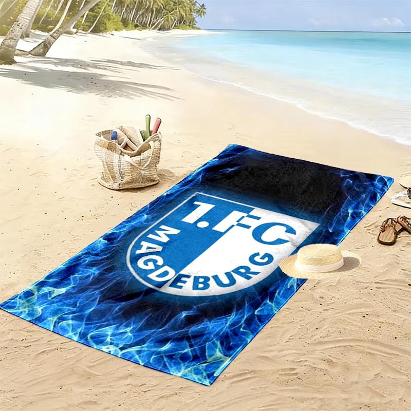 1. FCM Print Beach Towel, Large Soft Quick Dry Towel for Beach Camping Swimming