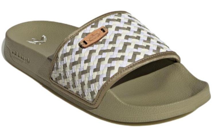 adidas Originals Adilette Lite Slides 'Olive Strata White' Women's FZ5592