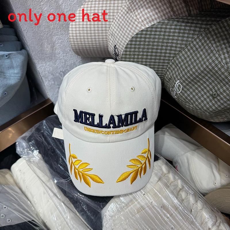 

Embroidered Letter Baseball Cap With Curved Visor For Men Women Sun Protection