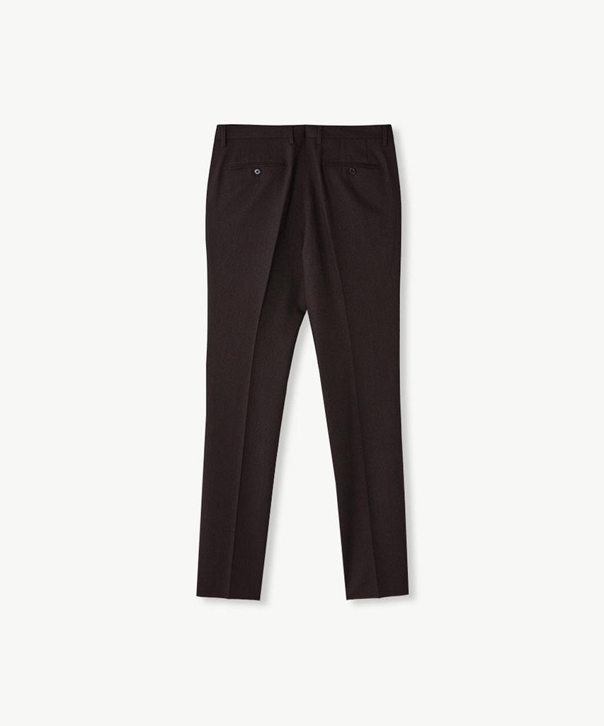 STCO Extra Fine Wool 41 Light Brushed Formal Pants_Two-Tone Wine (Classic Fit)_Sslud62Csa