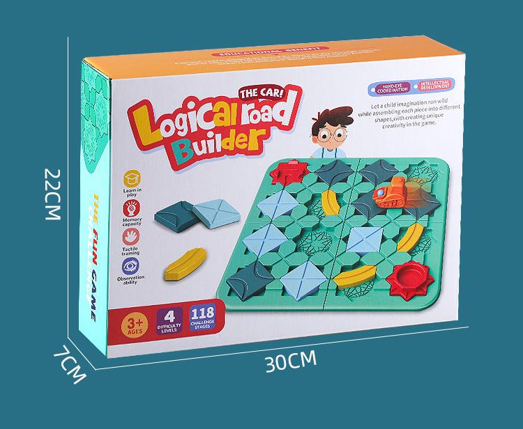118-Level Pull-Back Track Maze: Children's Engineering & Logical Thinking Game