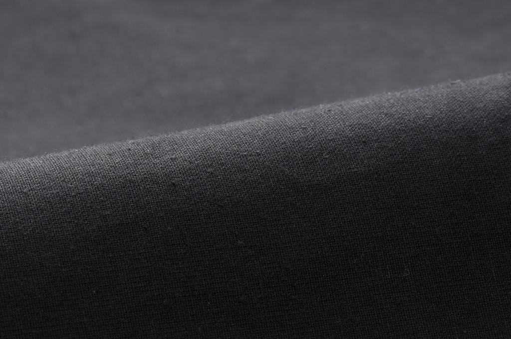 Watanosato Kurume Samue Japanese-made Tsumugi-woven (S, Black)