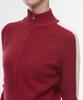 MUSINSA STANDARD WOMAN Women'S Track Knit Zip-Up [Red]