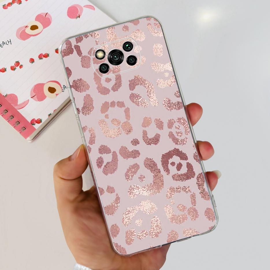 För Xiaomi Poco X3 Pro Fodral Ny Mode Målat Skydd Genomskinligt Silikon Mjukt TPU Telefonfodral För Xiaomi Poco X3 NFC PocoX3 Pro Skal