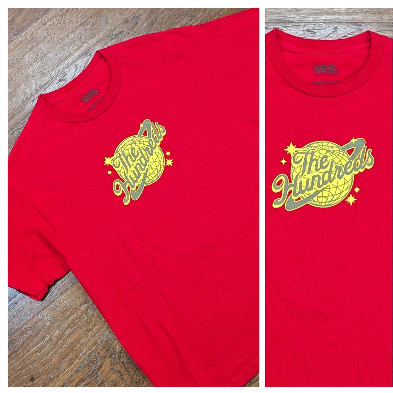 The Hundreds Adam Bomb Graphic T Shirt Red Mens Size Large 21.5x27 XXXXL