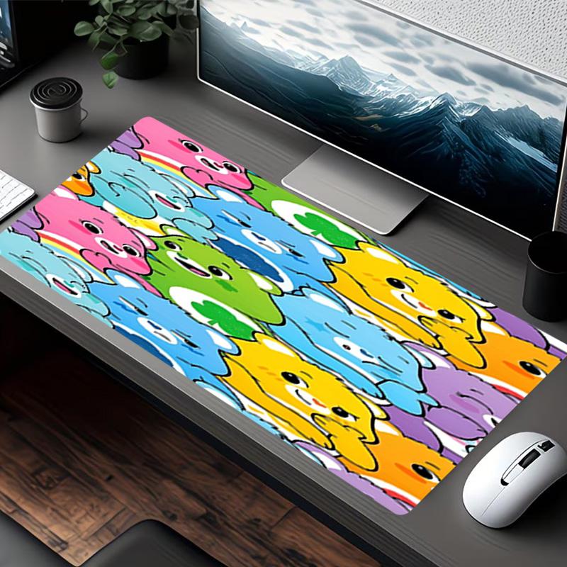 Care Bears Print Mouse Pad, for Keyboard Pad Laptop PC Mat for Office Home Use, Desk Decor, Perfect Birthday Gift for Gamers