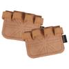 Nonslip Fingerless Weightlifting Glove Palms Protectors Four Finger Fitness Exercise Dumbbells Glove Workout Hand Grip