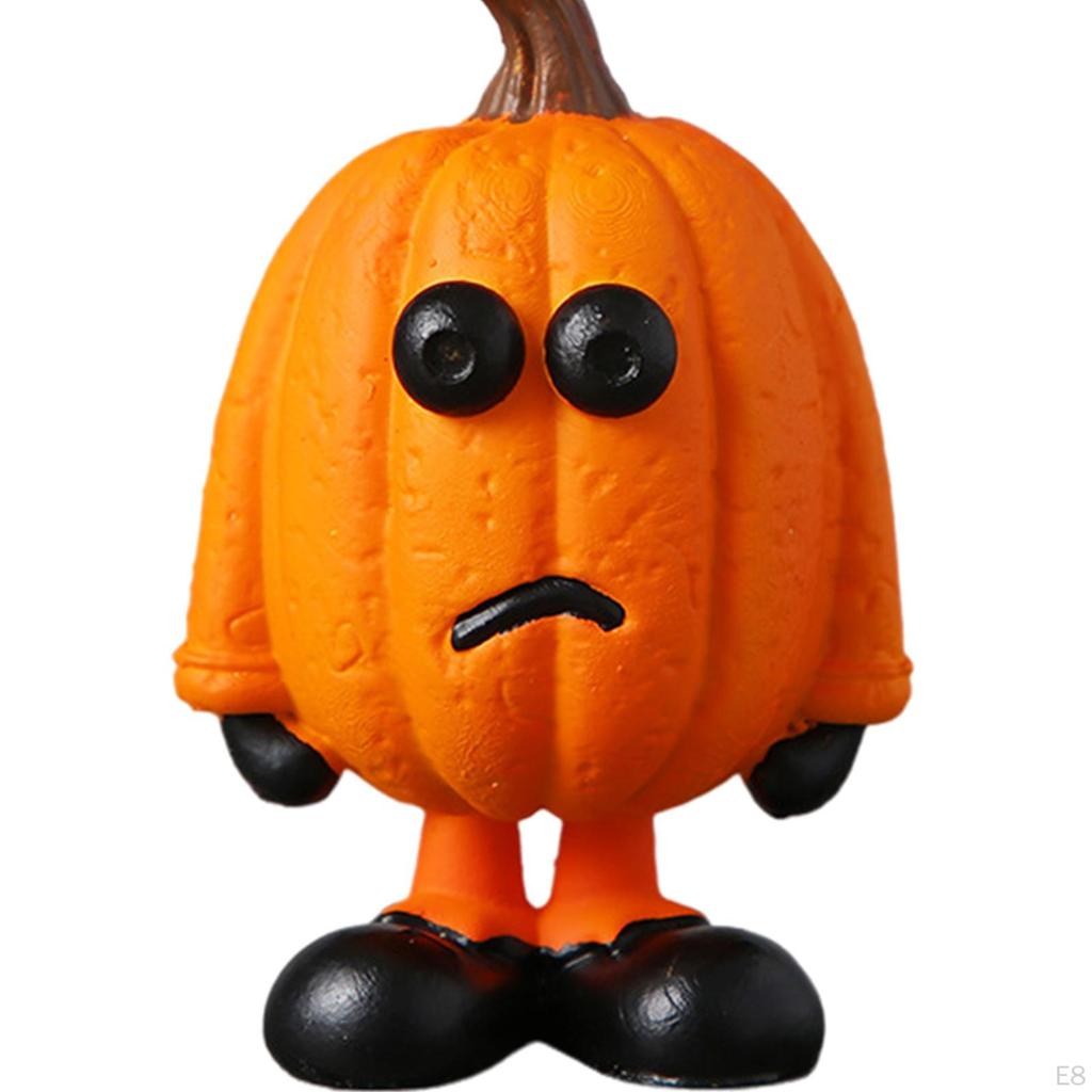 Harts Pumpa Roliga Ansikten Konstgjorda Pumpor Kalebasser Statyett För Högtider