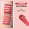 LAMUSELAND Lips Set Keep Smile Waterproof Matte Liquid Lipstick Long-Lasting Non-stick Cup Lip Gloss Lip Plump Oil Lip Makeup 1.5g