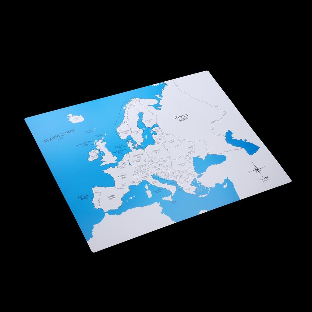 PVC Mapa Každého Kontinentu Rané Vzdělávání Dětské Dárky Učební Pomůcky Věkové Kategorie 3 Roky a Více