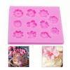 Sunflower Rose Flowers Shape Silicone Mold Cake Diy Crafts Mould Tools