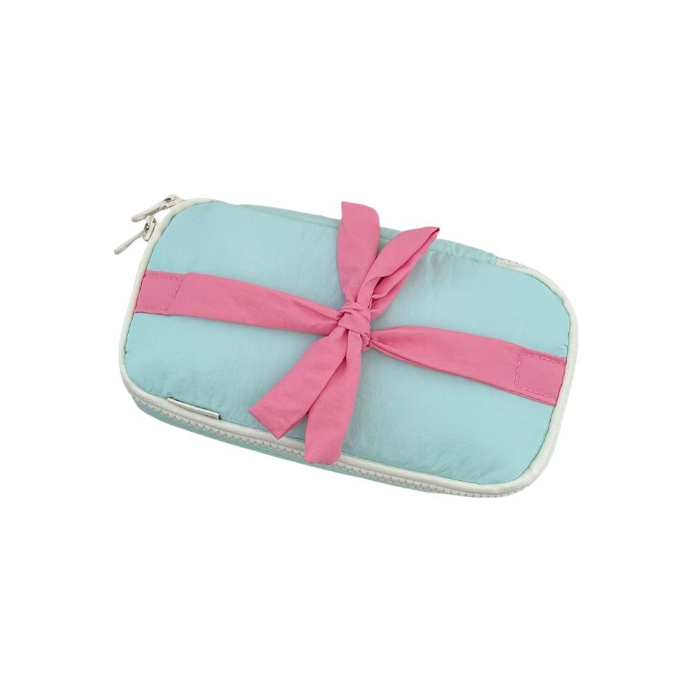 Bowknot Korean Style Pencil Case Large Capacity Bow Pencil Pouch Cartoon Bow Stationery Bag  Office