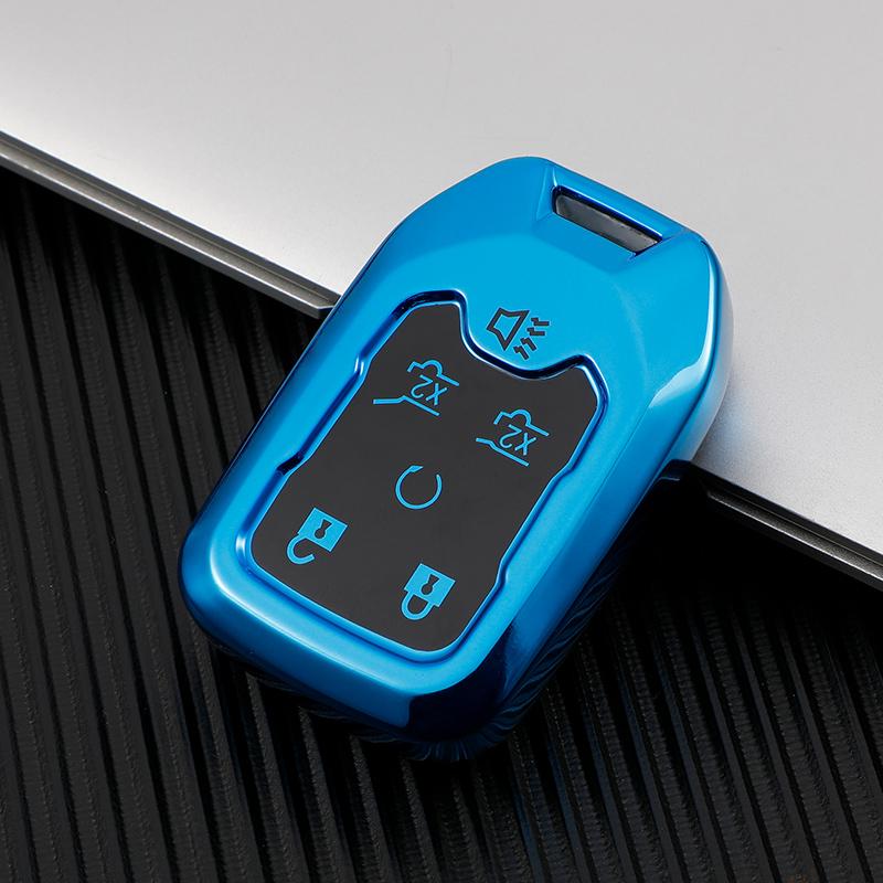 Weiche TPU Auto Smart Key Fall Abdeckung Für Chevrolet Tahoe Suburban Für GMC Für GM Shell Fob Halter Auto Zubehör