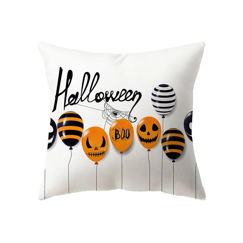 

Страшная тыква Хэллоуин Принт Узор Наволочка Домашняя Гостиная Диван Украшение Квадратная Полиэстеровая Подушка 66x66cm