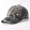 New camouflage baseball cap bionic field travel outdoor mountaineering visor couple graffiti soft top hat