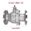 Yundu 304/316 Stainless Steel Flange Ball Valve