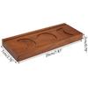 Wooden Tarot Card Holder Crystal Stone Moon Star Display Organizer