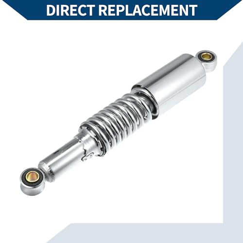 Hihaha Rear Suspension Motorcycle Rear Shock Absorber for Honda CB400ss / Silver, Durable, 1 Pair