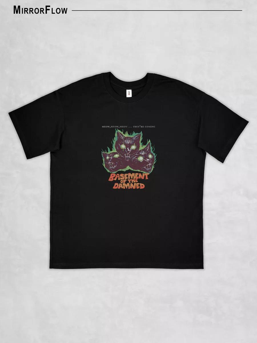 Oversized Y2K cybersigilism affliction print T-shirt 2XL