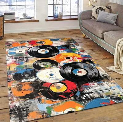Coole Wandmalerei Weiches Teppichdesign Rutschfeste Fußmatte Geeignet für Wohnzimmer Schlafzimmer Schlafsäle und Dekorative Teppiche für den Außenbereich