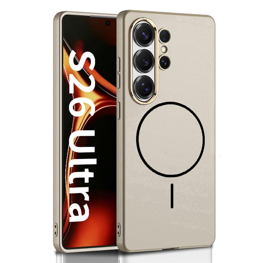 GKK Чохол для Samsung Galaxy S26 Ultra Магнітний чохол PC + TPU Ультратонкий чохол для телефону Підтримка бездротової зарядки