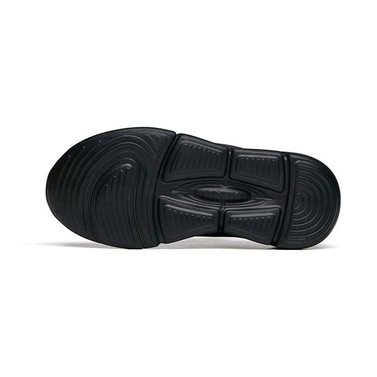 Anta Comfortable Versatile Non-Slip Wear-Resistant Low-Top Kids Running Shoes Kids Sneakers Black Blue A312345567H-8