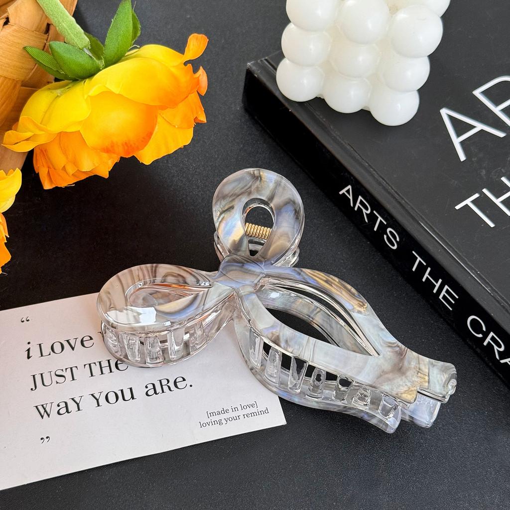 Chic Acetate Butterfly Knot Hair Clip Multi-color Trendy Fashion Claw For Women