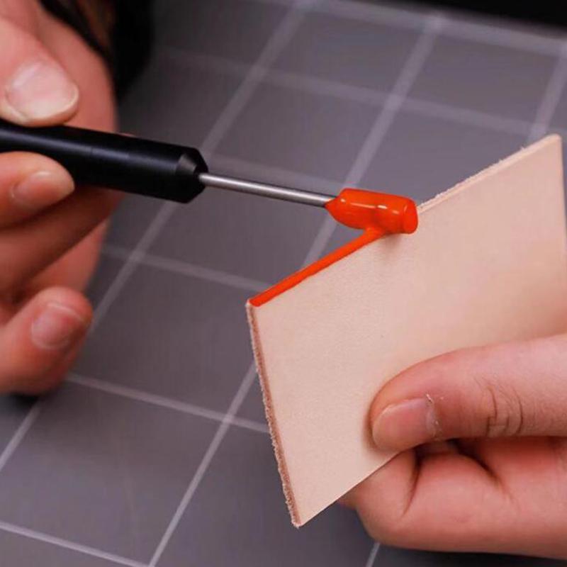 Interchangeable Head Edge Oil Pen Edge Oil Tool Leather Edge Processing Tool Aluminum Edge Oil Edge