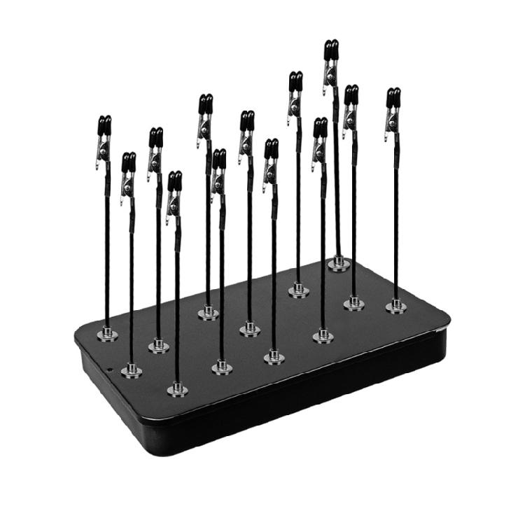 Stojanový držák pro modelářství s magnetickými klipy, nastavitelný pro detailní projekty malování modelů