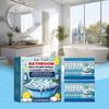 Bathroom Effervescent Cleaning Tablets for Sink, Tub & Glass  Descaler, Degreaser & Deodorizer  Dissolves Quickly for Deep Cleaning (Pack)