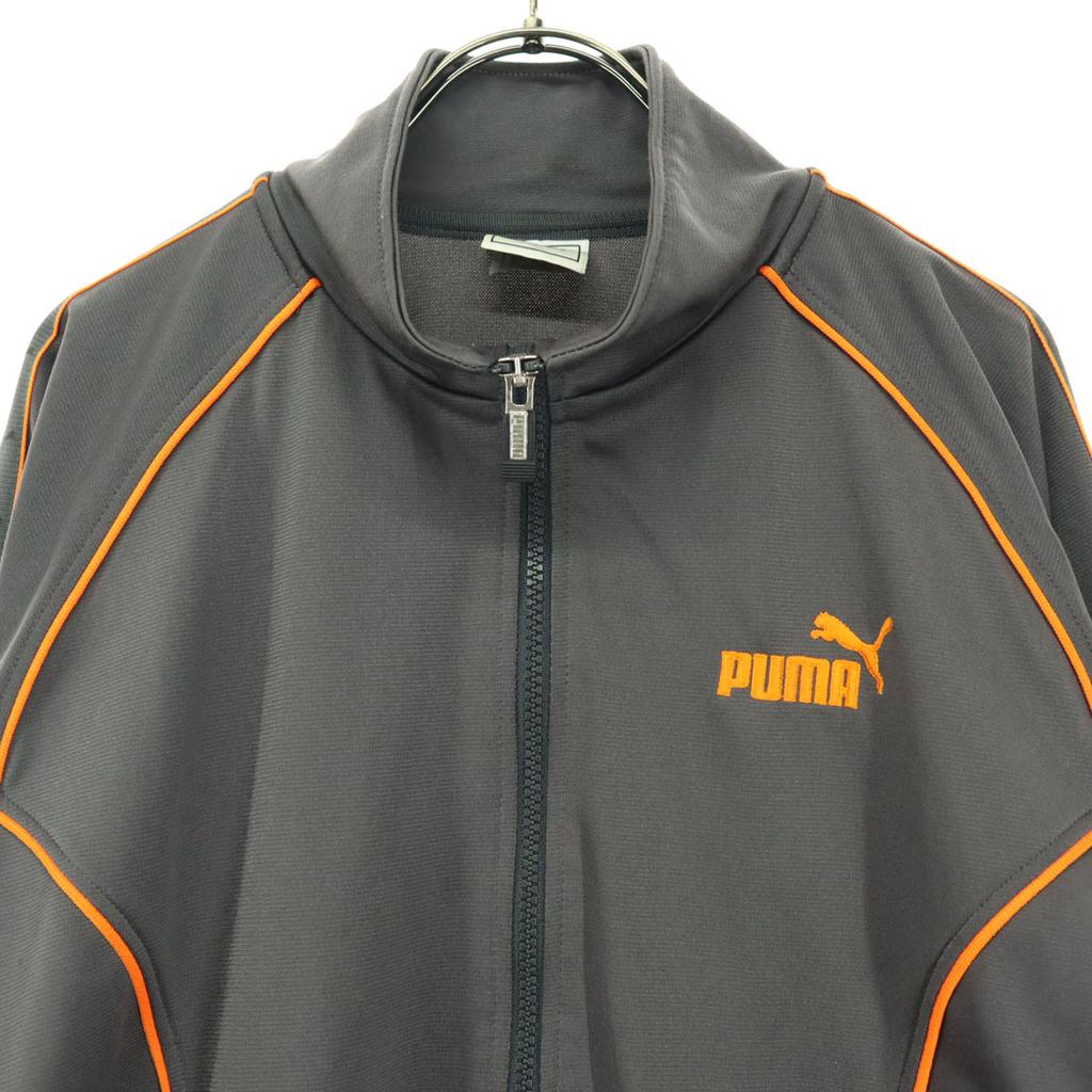 Puma Made In Japan One Point Long Sleeve Track Jacket S Gray Jersey Men's Used