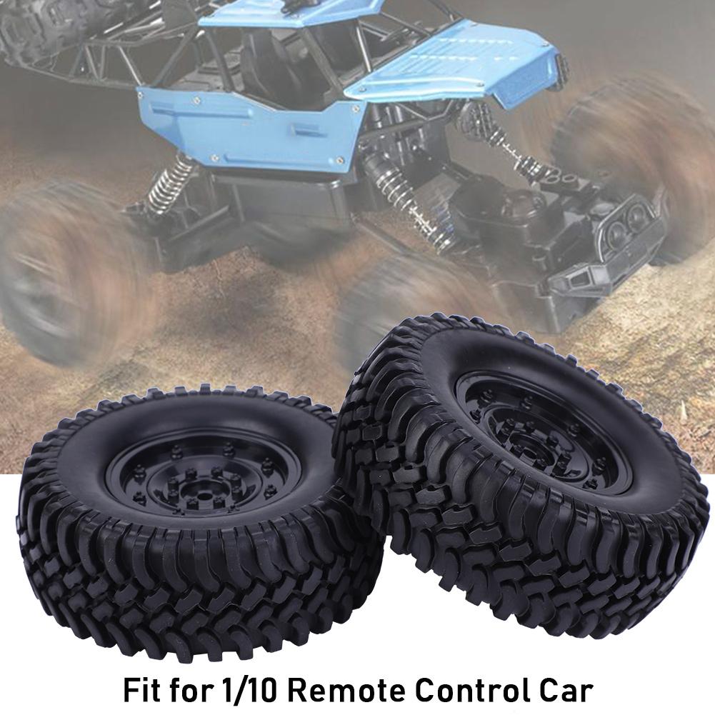 100mm Diameter Simulation RC Car Tire 1 10 Remote Control Car Tyre Replacement AccessoriesBlack