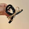 Korean Style Bow Hair Claw Acrylic Bow Crab Clip Cute Metal Bow Claw Clip  Daily