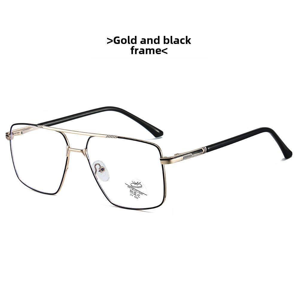 2024 Men's Anti-Blue Light Metal Business Glasses: Anti-Radiation Optical Frames