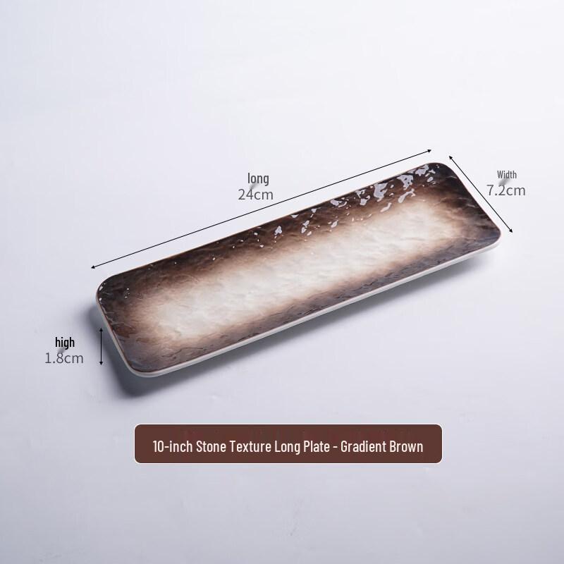 Nordic Rectangular Ceramic Serving Plate