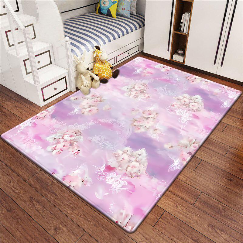 Dreamy Blending Large Room Carpet Non Slip Soft Cartoon Kids Bedroom Living Room Floor Mat Home Decor Children's Play Carpet