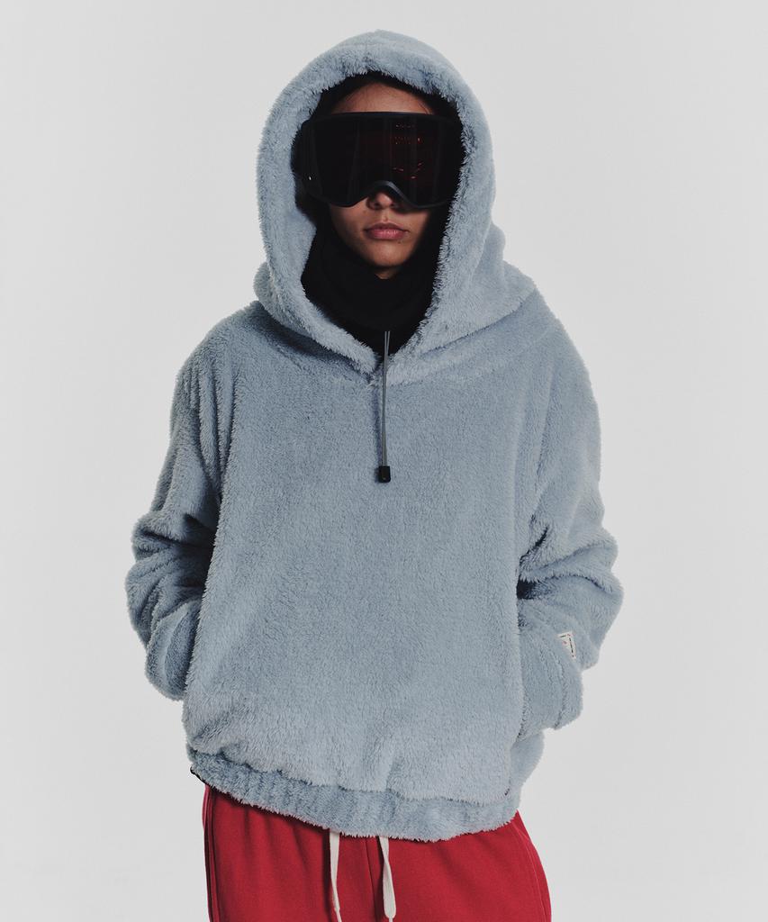 Pogme Fleece String Hoodie_Mint
