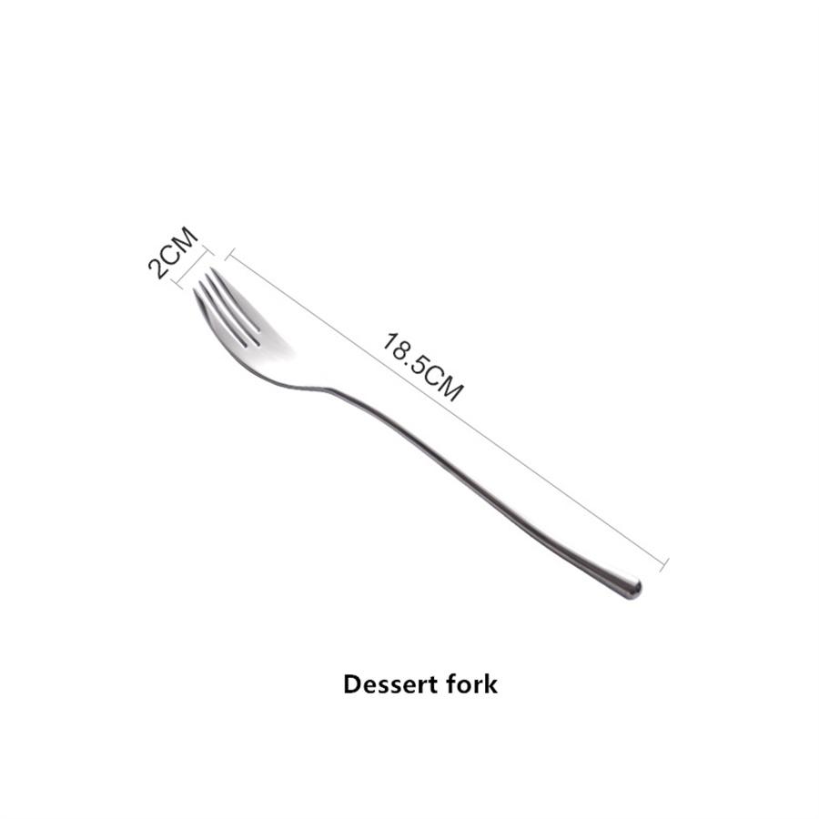 304 Stainless Steel Mirror Tableware, Western-style Knife, Fork and Spoon Set, Inposing Artifacts Household, Simple Design