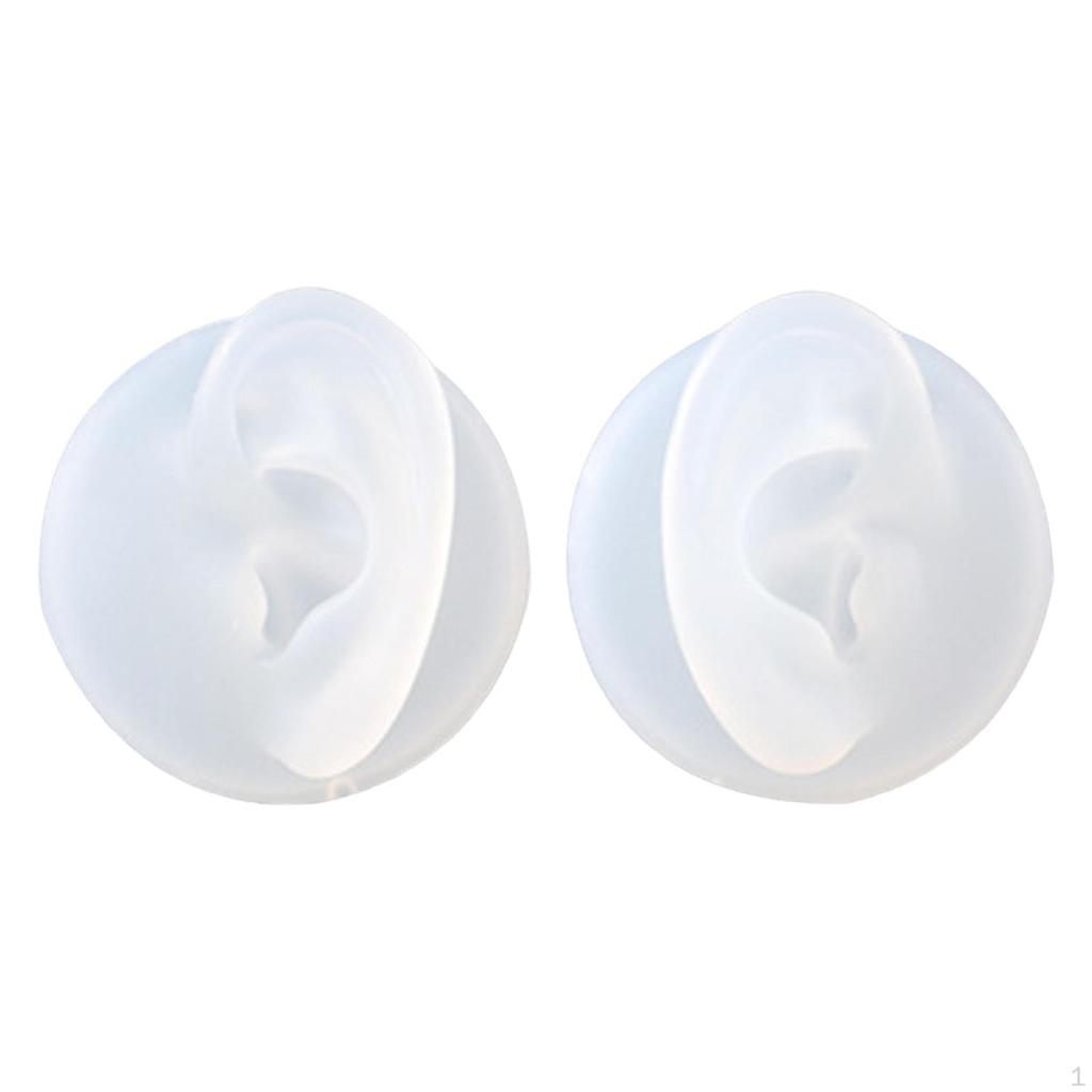Silicone Ear Simulated S Display Photography Props Rubber Washable Right Left Reusable for