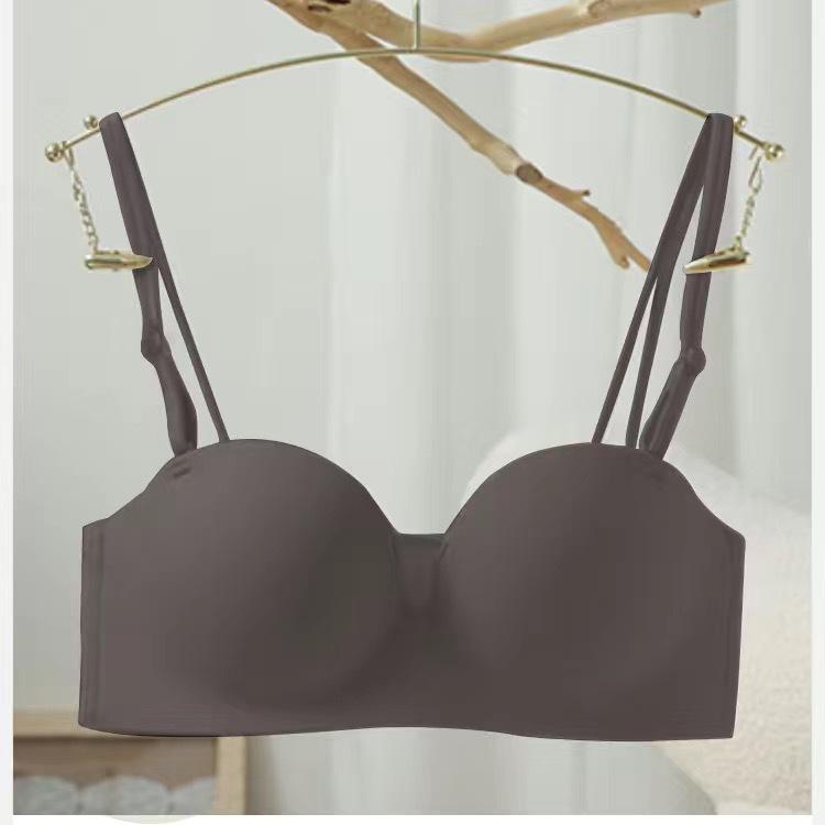 Hot Selling Strapless Push-Up Bra for Small Bust - Wire-Free, Lift & Shape, Anti-Slip, Beautiful Back Design