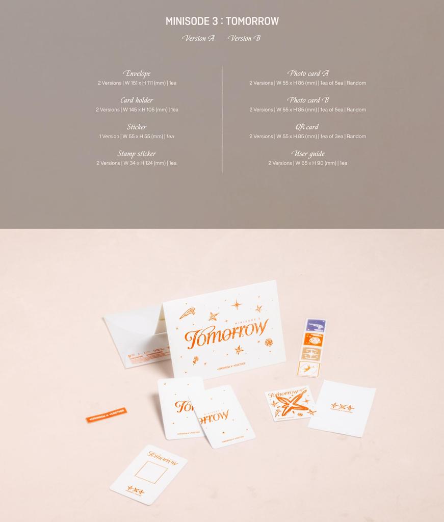 TXT 6th Mini TOMORROW Albums 'minisode 3 (Weverse Ver.)' (Korean Edition)