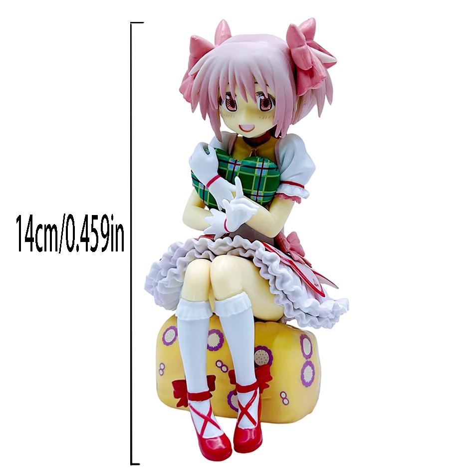 14cm Magical girl Anime Figure Kaname Madoka Action Figure Kawaii Akemi Homura Figurine cute Loli Collection Model Toy Gift
