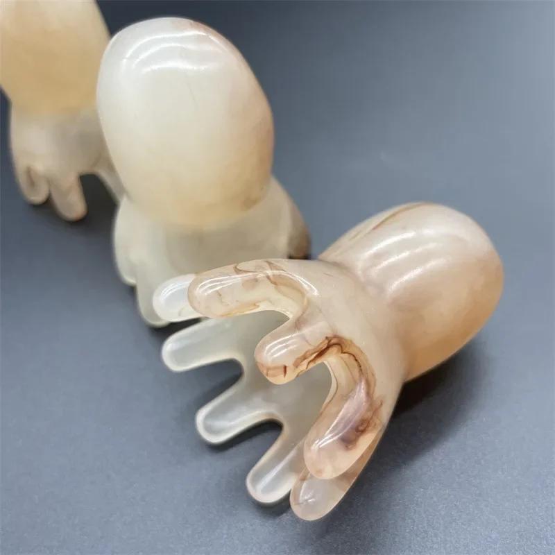 Żywica Ośmiornica Grzebień Masażer Głowy Meridiany Skrobanie Szczotka do Masażu Skóry Głowy Akupunktura SPA Gua Sha Narzędzie do Masażu Zdrowotnego