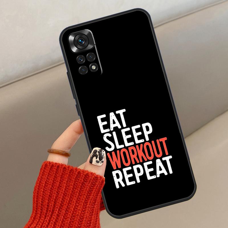 Bodybuilding Gym Fitness Hülle Für Xiaomi Redmi Note 14 13 12 11 10 15 Pro Plus Hülle Für Redmi 15 C 13C 10C 12C 14C