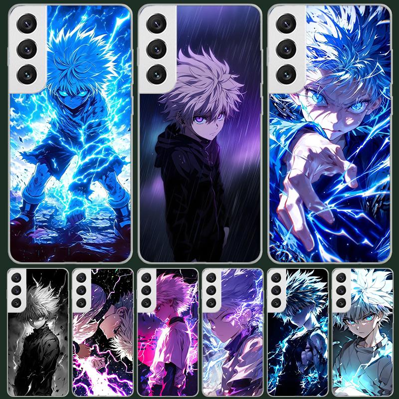 Huner X-Hunters Killua Phone Case For Samsung Galaxy S10 Lite S10E S9 S8 Plus Note 20 Ultra 10 Pro 9 8 S7 Edge M21 M12 M32 M51 M